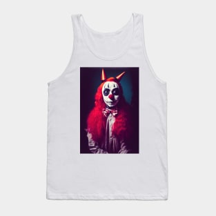 A Creepy, Scary Clown Tank Top